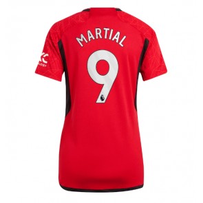 Manchester United Anthony Martial #9 Replika Hjemmebanetrøje Dame 2023-24 Kortærmet